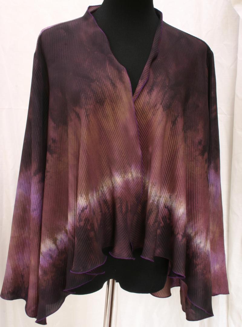 Four Color Ikat Dyed Swing Jacket0