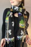 Black Nuno Felt Scarf 
